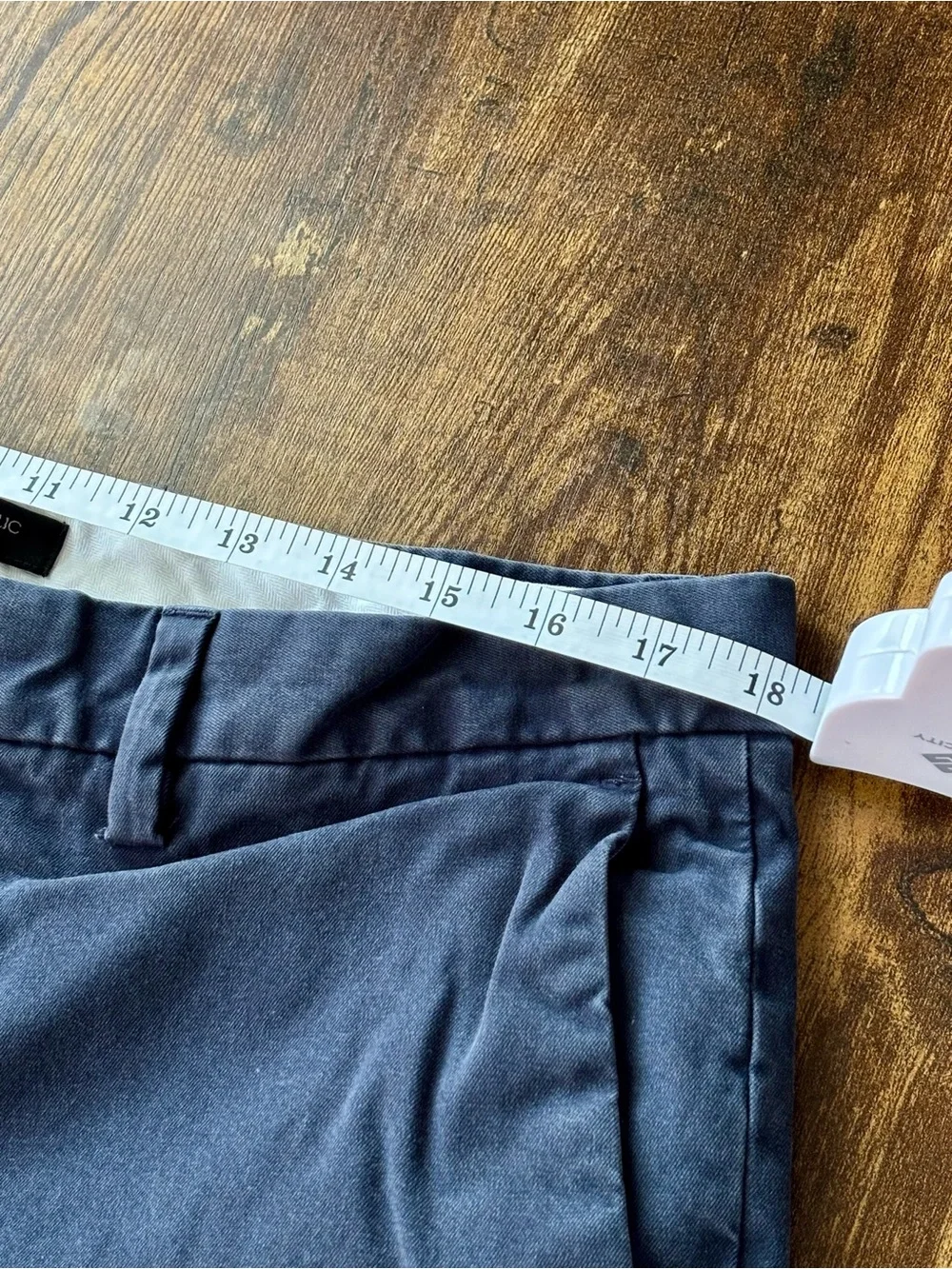 Banana Republic Navy Flat Front Cotton Shorts
